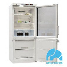 Холодильник лабораторный Позис ХЛ-250 (двери тон. стекло/металл)
