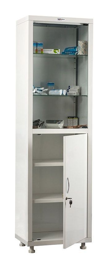 Шкаф медицинский металлический Промет МД 1 1650/SG